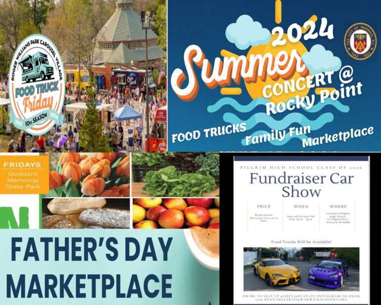 This Father's Day Warwick Weekend events roundup has lots going on Friday and Saturday, including a marketplace to shop for the holiday.