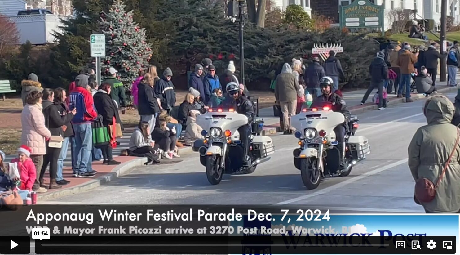 [CREDIT: Rob Borkowski] The second Apponaug Winter Festival Parade, drew families and marchers together for a chilly yet heartwarming spectacle.