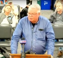 [CREDIT: Town of Coventry] Bob Brennan, Coventry resident who served on the town’s charter review commission, reiterated Angell’s repeated warnings at previous meetings against allowing all Council members access to unredacted solicitor invoices.