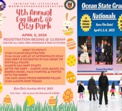 [CREDIT: Warwick weekend events include a free movie, egg hunt and karate championship.