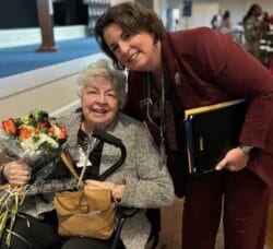 [CREDIT: Rhonda Lapham] From left, Lapham's mother, who was one of her natural mentors and Lapham herself.