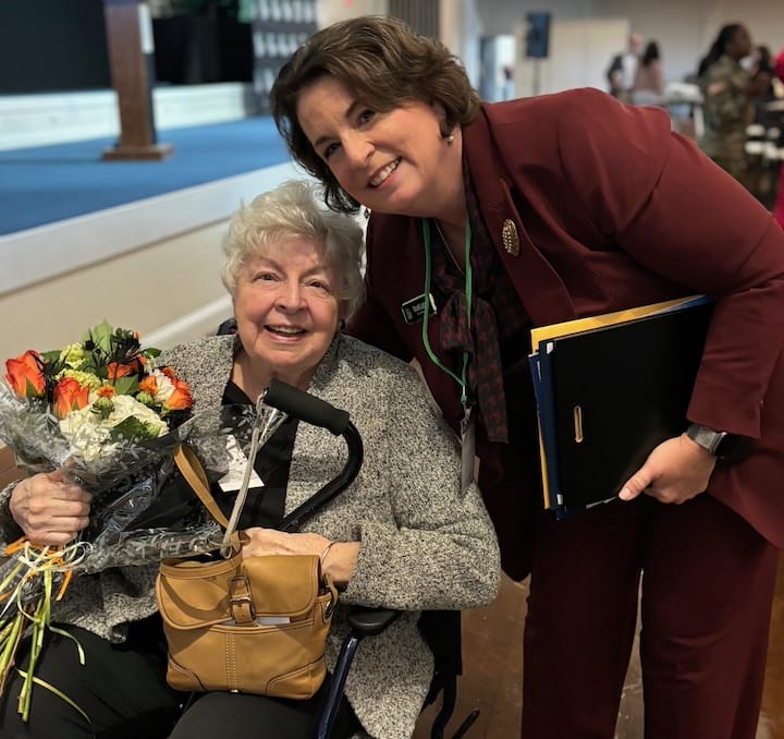 [CREDIT: Rhonda Lapham] From left, Lapham's mother, who was one of her natural mentors and Lapham herself.
