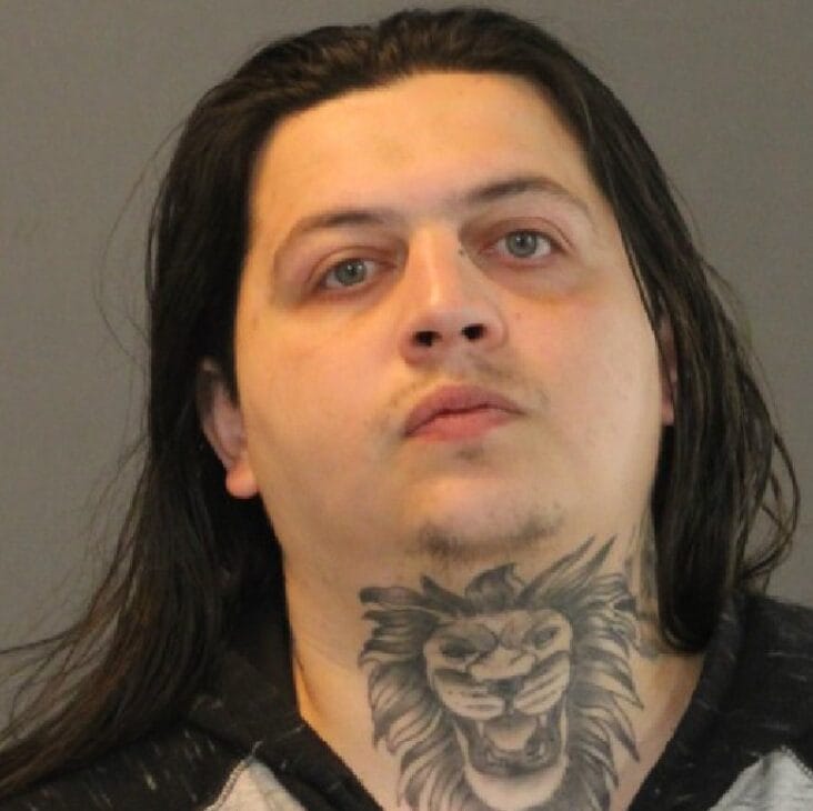 [CREDIT: CPD] CPD arrested a Flat River Road Man Wednesday after discovering his Coventry drug cache of cocaine, fentanyl, meth an testosterone.