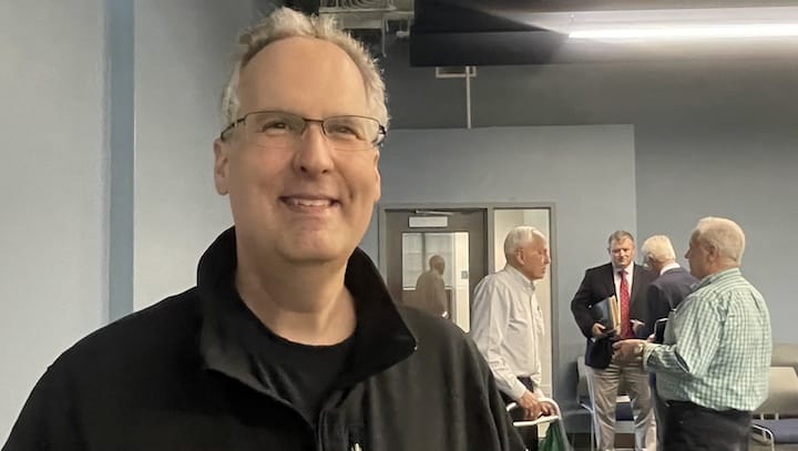 [CREDIT: Rob Borkowski] City Councilman Bill Muto says he's a maybe on a June 2 food truck bid vote.