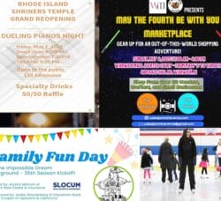 Warwick weekend events feature two sunny spring days, a family fun day, Star Wars themed market and the Shriner's Temple grand opening.
