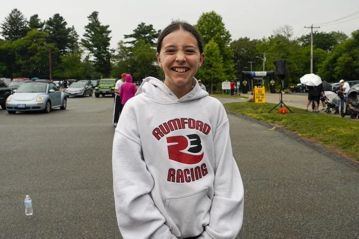 [CREDIT: Laura Paton] Charlotte Saadeh of North Kingstown, winner of the female under 12 division at the June 14 Gaspee Days 5k.