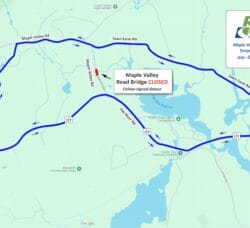 [CREDIT: RIDOT] Maple Valley Road Birdge closed Monday and will be reopened once it's replaced next year.