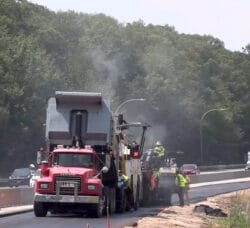 [CREDIT: RIDOT] The Rte. 95N lane-widening project will create require a Rte. 95N Lanes shift at the Rte. 4N merge.