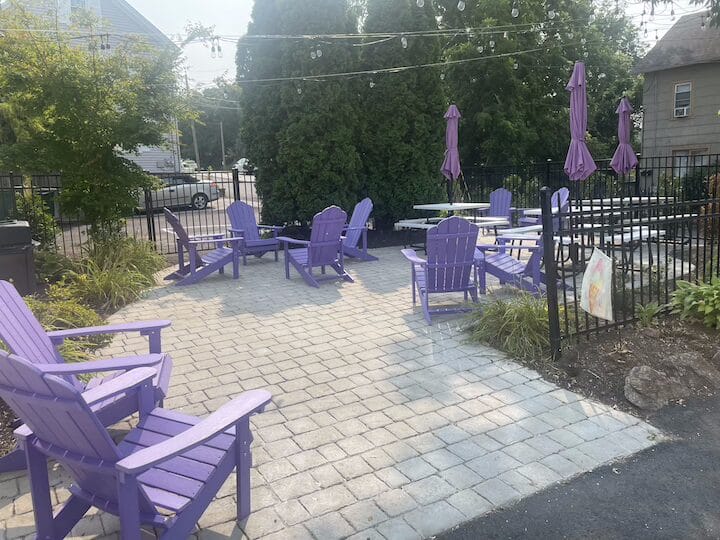 [CREDIT: Rob Borkowski] Apponaug Village Creamery at 10 Music Lane. The Warwick ice cream shop has a comfortable patio space where you can enjoy your ice cream.
