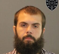 [CREDIT: CPD] Coventry Police arrested David Anthony, 23, wanted as the Sept. 6 hit & run pickup driver suspect, after he turned himself in Monday morning.