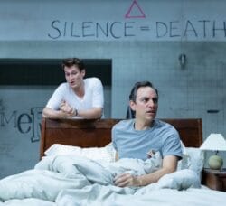 [CREDIT: Cat Laine] Jeff Church and Ben Steinfeld in Gamm's Angels in America, Part 2:Perestroika.