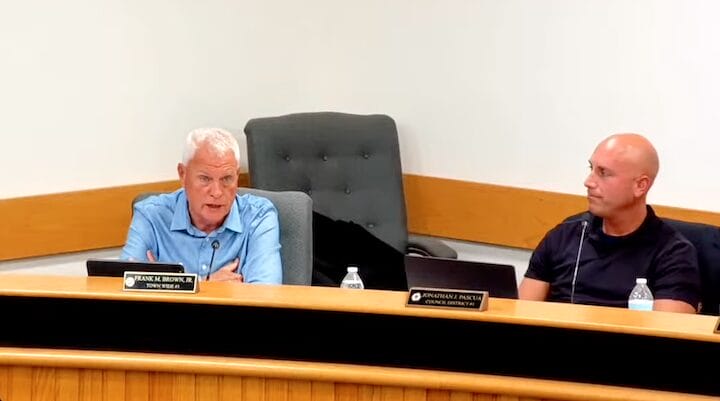[CREDIT: Town of Coventry] The Coventry Town Council elected Frank Brown as Vice President Tuesday, Oct. 14, 2025. Brown abstained from the vote.