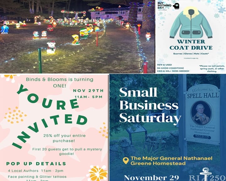 [Warwick Post Composite] Coventry weekend events begin with music, then Small Business, then wraps with crafts on Sunday.