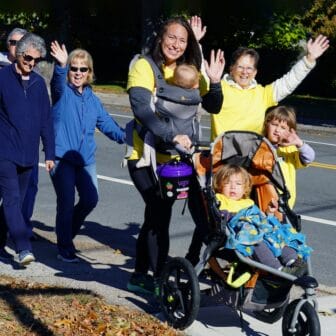 [CREDIT: Bernadette van der Vliet/Member of Photographic Society of Rhode Island] The 5th Annual No More Hunger Walk Oct. 18, starting at St. Marks, West Shore Road.