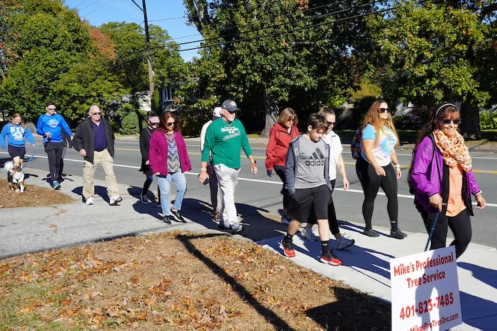 [CREDIT: Bernadette van der Vliet/Member of Photographic Society of Rhode Island] The 5th Annual No More Hunger Walk Oct. 18.