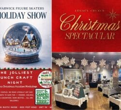 [Credit: WP Composite] This week’s Warwick Weekend Events include a free Christmas concert, a winter market, a craft night, and a figure skaters show.