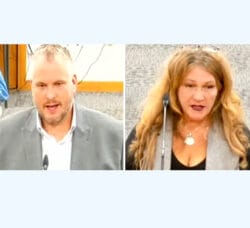 [CREDIT: Town of Coventry] From left, Coventry Town Council Special Election candidates are vying for the Dist. 4 Town Council seat: Nathan J. Dowen and Mia R. Iannotti.