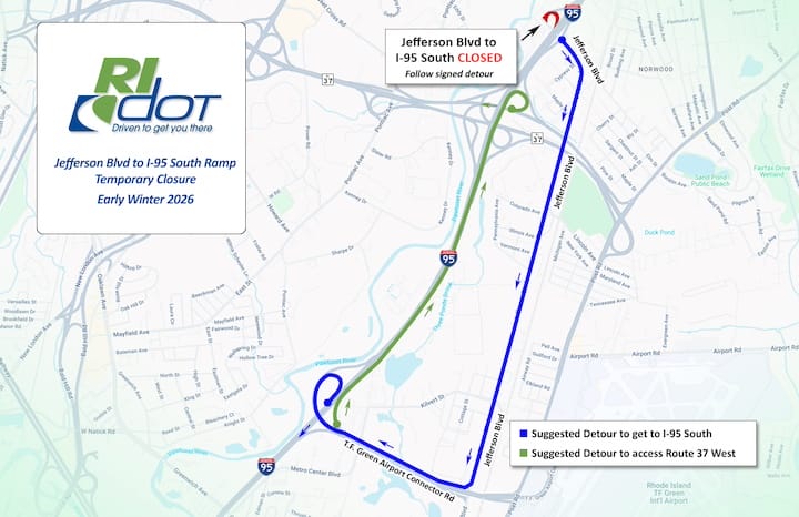 Jefferson Boulevard I-95S Ramp Closing Till 2027
