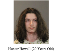 [CREDIT: CPD] Coventry Police arrested Hunter Howell, 20, of Larch Drive Feb. 13, charging him with domestic felony assault.