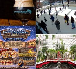 [CREDIT: WP Composite] Warwick Weekend events include skating, cosplay, a Winter Market and Stout Day.