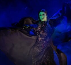 [CREDIT: Caitlyn DiPompo] Jessie Davidson as Elphaba in PPAC'S visually stunning and well-acted production of 'Wicked.'