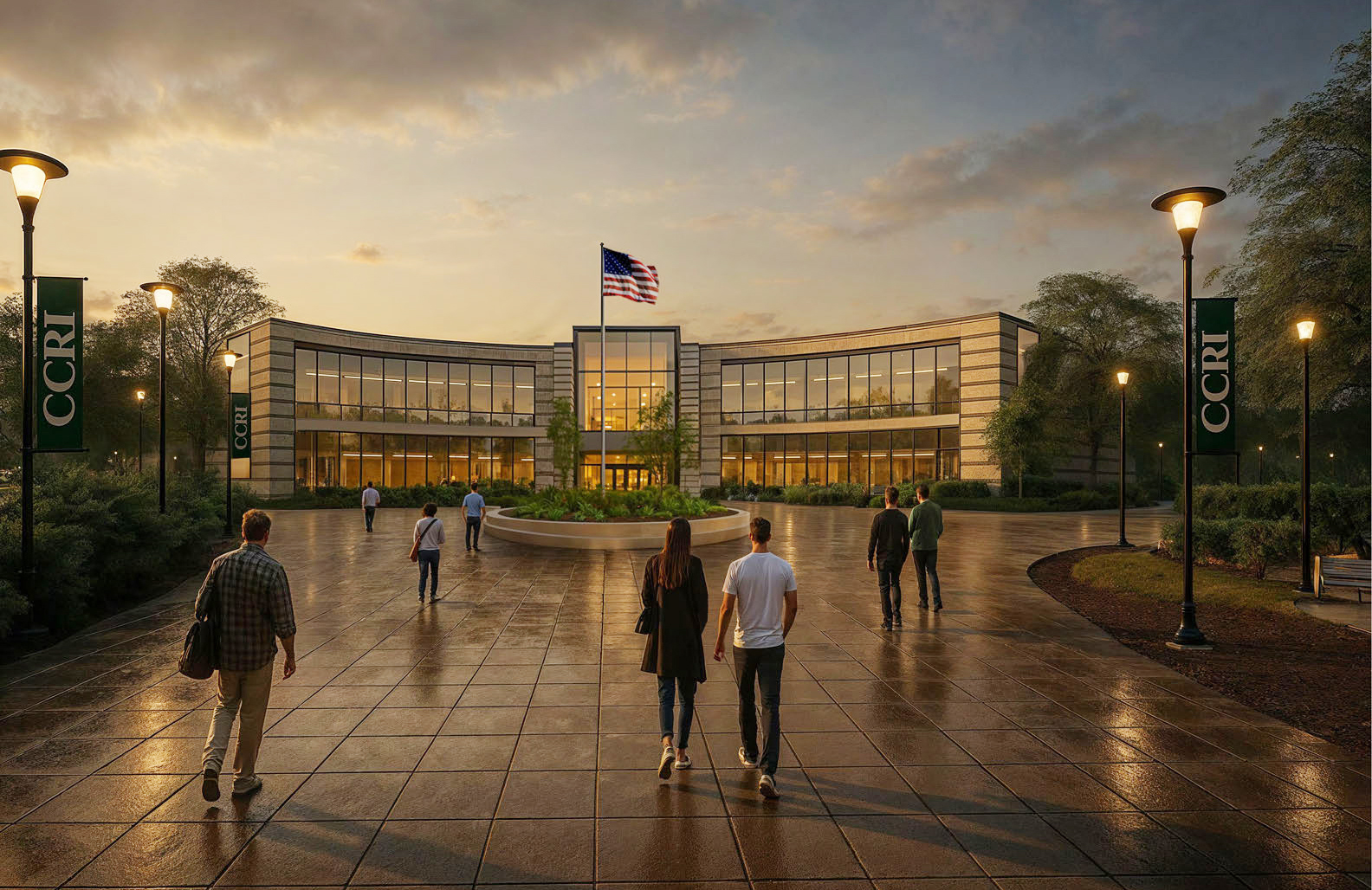 [CREDIT: CCRI] An Artist's rendering of the proposed $60M CCRI Workforce Innovation Center, budgeted as a bond in Gov. Dan McKee's FY27 Budget.