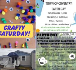 [CREDIT: WP Composite] Coventry Weekend events this week include Earth Day events, horseshoe competition, and crafts.
