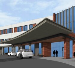 [CREDIT: CNE] Care New England has announced planned construction updates to Kent Hospital, including the Kent Emergency Department, hospital main entrance, and expanded ambulatory, complex care and the Cardiac Catheterization Suite.