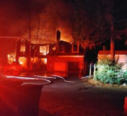 [CREDIT: RIBNS] Coventry Firefighters from Central Coventry Fire District were called to a 2-alarm house fire April 14 at about 10 p.m.